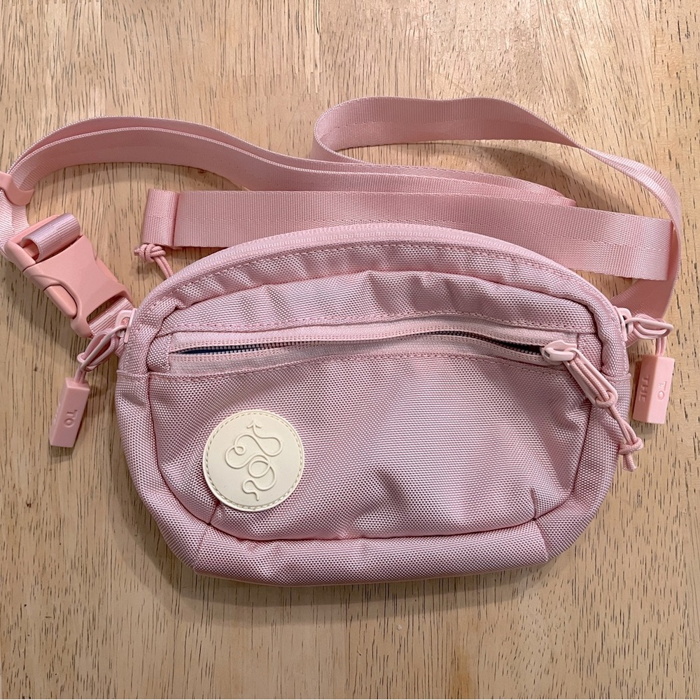 Baboon to the moon pink mini fannypack